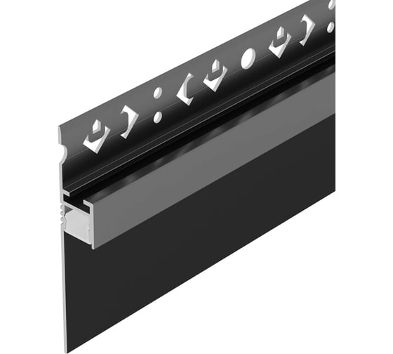 Профиль Arlight ARH-PLINTUS-50-FANTOM-3000 BLACK 3 м 052699