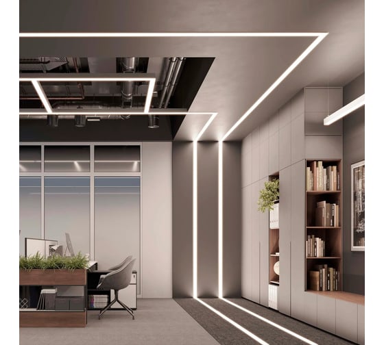 Профиль Arlight FLOOR60-H26-3000 ANOD 3 м 046413