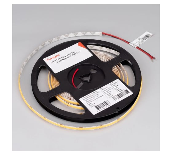 Светодиодная лента Arlight COB-X544-8 мм 24 V Warm 2700 5 м 031899(3)