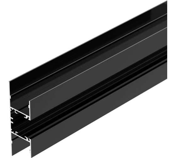 Профиль Arlight WALL-2575-DUAL-2000 ANOD BLACK 2 м 052332