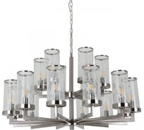 Люстра IMPERIUMLOFT LIAISON TWO-TIER Chandelier 18 Silver 143896-22