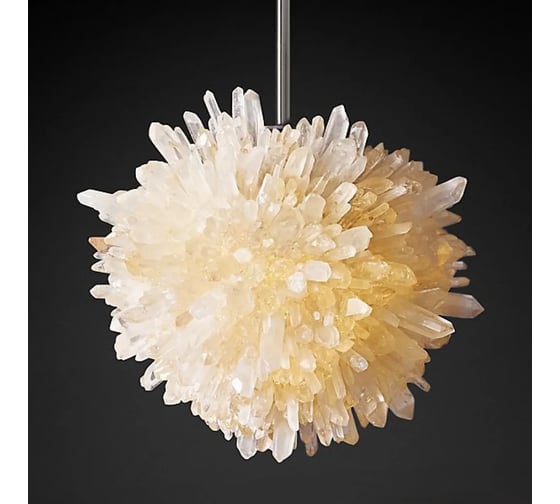 Люстра IMPERIUMLOFT RH QUARTZ CRYSTAL Лампа-Шар из кристаллов кварца 75803-22