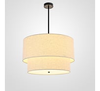 Люстра IMPERIUMLOFT RH TWO-TIER ROUND Shade Linen 75148-22