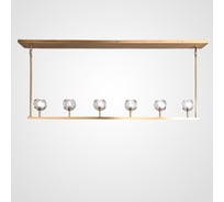 Люстра IMPERIUMLOFT RH Boule De Cristal Linear Chandelier 6 Bronze 240202-22