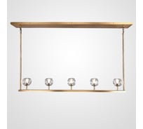 Люстра IMPERIUMLOFT RH Boule De Cristal Linear Chandelier 5 Bronze 240204-22
