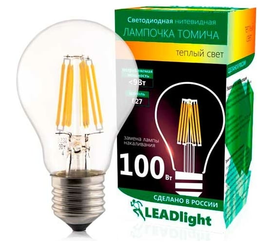 Светодиодная лампа LEADlight СА 230-9-1 E27/ 27 2700К, 9731