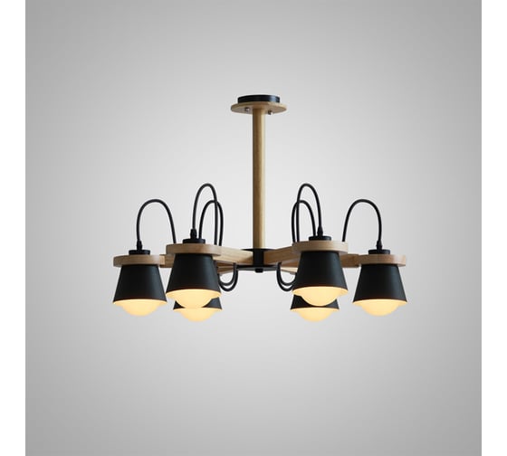 Люстра IMPERIUMLOFT потолочная NATURA B6 Black 178084-26