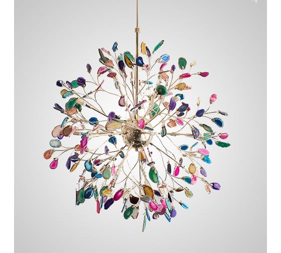 Потолочная люстра IMPERIUMLOFT AGATE 8 L18 Multicolor 193384-23 1