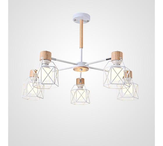 Потолочная люстра IMPERIUMLOFT CORF B3 White 5 lamps 189479-26 1
