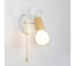 Бра IMPERIUMLOFT с рожками DEER A SWITCH White/Light wood 204237-26 1