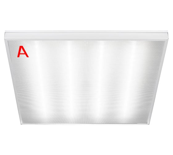 Светильник WOLTA PRO LED Грильято, 36Вт, IP40, 4400лм, 6000К, Микропризма ДВО02-36-052-6К