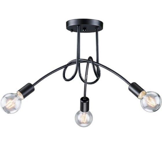 Светильник подвесной MAXLIGHT CAST 1003 BLACK, 3*E27, черный 00-00001219 1