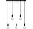 Светильник подвесной MAXLIGHT CAST 1005 BLACK, 5*E27, черный 00-00001221 1