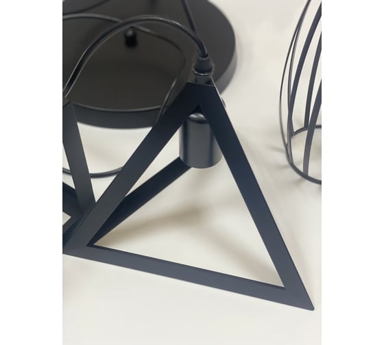 Светильник подвесной MAXLIGHT CAST 1013 BLACK, 3*E27, черный 00-00001229