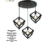Светильник подвесной MAXLIGHT CAST 1015 BLACK, 3*E27, черный 00-00001231 5