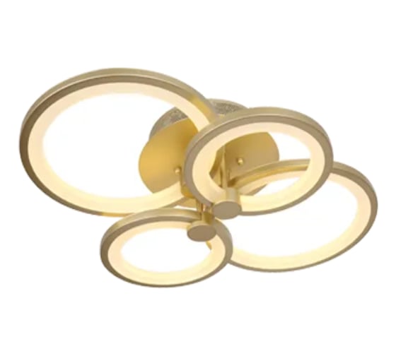 Управляемый светодиодный светильник MAXLIGHT Decor 2003 100W, champaign gold, 3000-6500К, Φ550*140 ММ 00-00000928 1