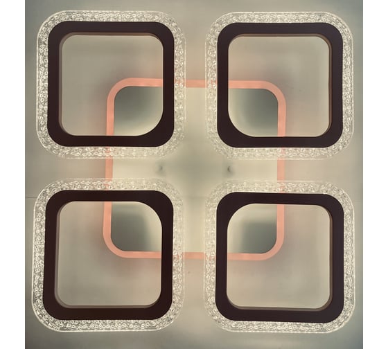 Управляемый светодиодный светильник MAXLIGHT Decor 2017 100W, RGB, 3000-6500К, ф400*400*90 мм 00-00001188 1