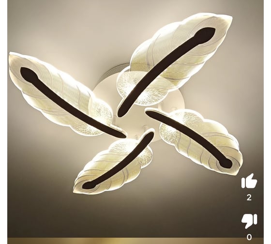 Управляемый светодиодный светильник MAXLIGHT Decor 4012 100W, White, 3000-6500К, ф 620*90 мм 00-00001249