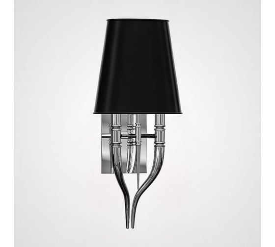 Настенный светильник IMPERIUMLOFT Crystal Light Brunilde Ipe Cavalli H52 Silver/Black 189862-22