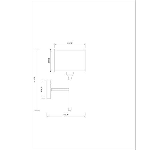Бра ARTE LAMP JAMIE A4090AP-1BK