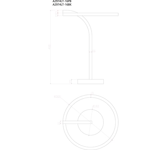 Декоративная настольная лампа ARTE LAMP ENIGMA A2974LT-16BK