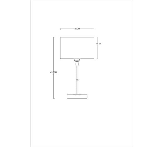Декоративная настольная лампа ARTE LAMP JAMIE A4090LT-1BK