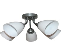 Светильник ЭЛЕТЕХ Бона 151 хром плафон П0475 НПБ 01-5х60-130 Е27 ИУ 1005404467