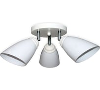 Светильник ЭЛЕТЕХ Сатурн 1317 бел.муар Плафон П0475 НПБ 01-3х60-176 Е27 ИУ 1005404581