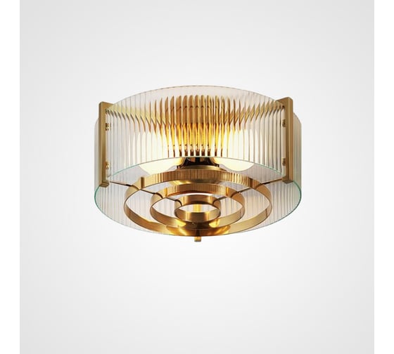 Потолочная люстра IMPERIUMLOFT из рельефного стекла LUSSA D38 167746-26