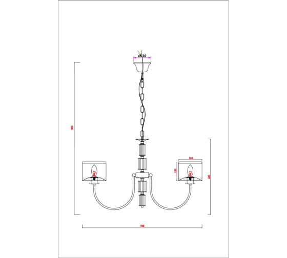 Подвесная люстра ARTE LAMP ATTORE A4092LM-5CC
