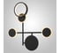 Настенный светильник IMPERIUMLOFT ZINGY D Black 209017-23 1