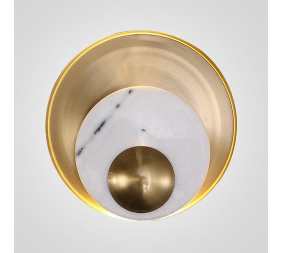 Бра IMPERIUMLOFT Ginger _ Jagger Pearl WALL LAMP round gold 144378-22 1