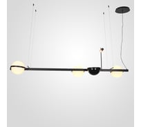 Реечный светильник IMPERIUMLOFT PALMA Wall lamp 3 шара + 1 вазон горизонтальная 204173-22