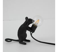 Настольная лампа IMPERIUMLOFT Seletti Mouse Sitting Черный 178307-22