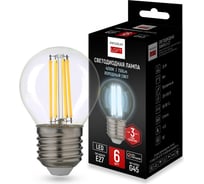 Светодиодная лампа IMPERIUMLOFT E27 мощность 6W 4200K Transparent от 243947-26