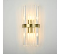 Бра IMPERIUMLOFT Odeon Clear Glass Gold metal Wall Lamp 147727-22