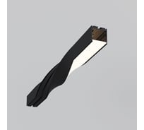 Радиусный профиль MAYTONI 35x35 Twist 180 черный ALM-3535R-B-T-180-0.5M ALM-3535R-B-T-180°-0.5M