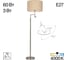 Торшер с бежевым абажуром Citilux DUPLET CL801021 2