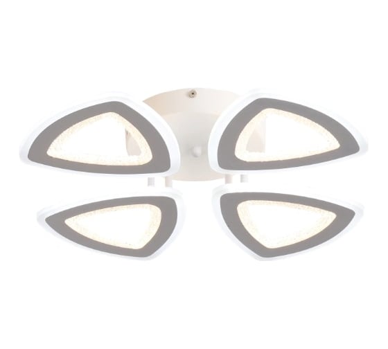 Потолочная светодиодная люстра Schaffner Lente 3160-4, LED, цвет белый. Люстра с пультом управления, освещение до 12 кв.м, мощность 144 Вт. Lente 3160-4 IR