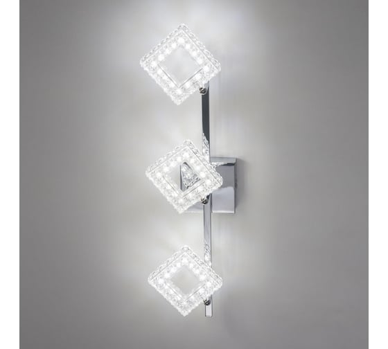 Спот поворотный с выключателем Citilux Кристалино LED Хром CL559631