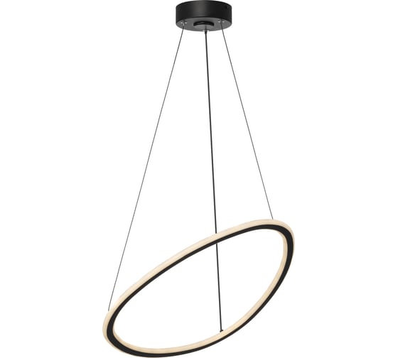 Люстра подвесная с пультом Citilux TRIO LED Чёрная CL215B051