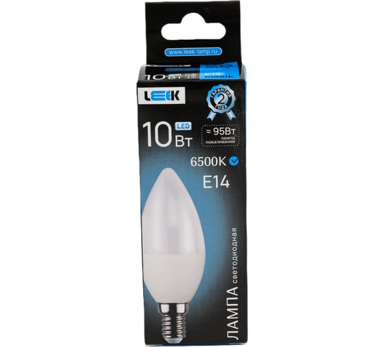 Светодиодная лампа LEEK LE SV LED 10W 6K E14 100 LE010502-0209
