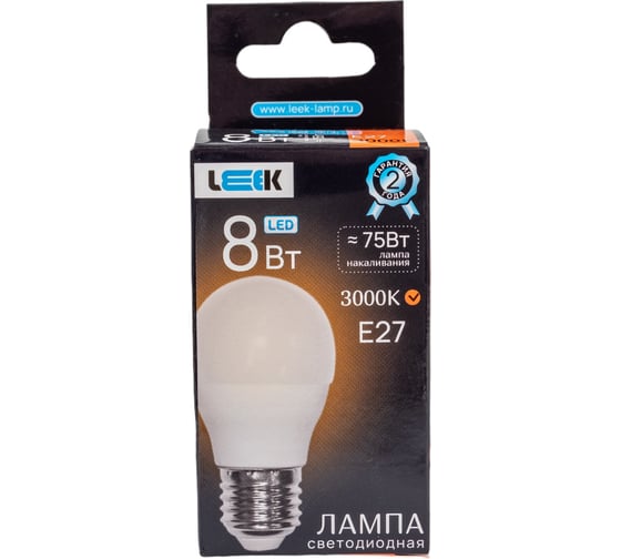 Светодиодная лампа LEEK LE CK LED 8W 3K E27 JD 100 LE010501-0208
