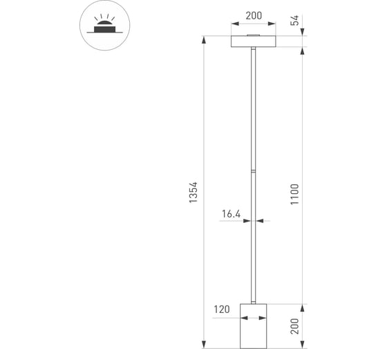 Светильник Arlight SP-SAMSARA-FLOOR-16W Warm3000 1шт 052014