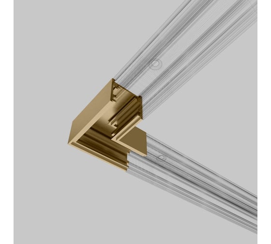 Коннектор угловой Elektrostandard Brass Line для накладного шинопровода 85224/00 латунь a069639 1