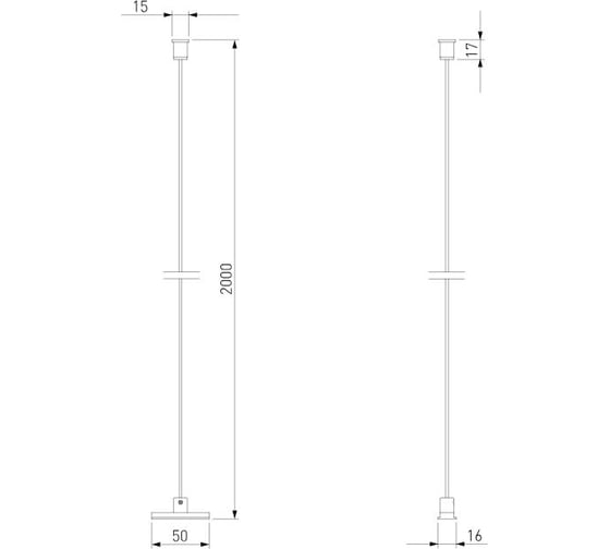 Набор для подвеса Elektrostandard Titan Line 85226/00 титан a069729