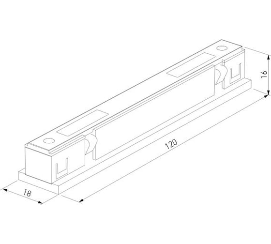 Прямой коннектор Elektrostandard Brass Line 85008/00 латунь a069644