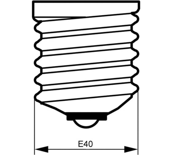 Лампа газоразрядная натриевая OSRAM NAV-T SUPER 250Вт 2000К E40NAV-T 250W SUPER 4Y E40 12x1 4050300024417