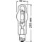 Металлогалогенная лампа OSRAM HQI-BT 400Вт 5500К Е40HQI-BT 400W/D PRO E40 12x1 SAF RU 4099854127595 4