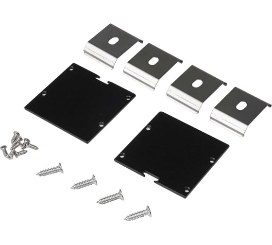 Заглушка торцевая Jazzway для профиля PAL5050 BLACK (черный) (набор 2шт) 5058910